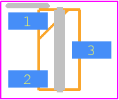 MMBTA42 - STMicroelectronics PCB footprint - SOT23 (3-Pin) - SOT23 (3-Pin) - SOT-23_2