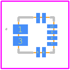 ACS71240KEXBLT-050U5 - Allegro Microsystems PCB footprint - Other - Other - ACS71240KEXBLT-050U5