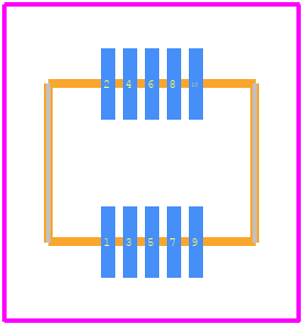 DF12E(3.0)-10DP-0.5V(81) - Hirose PCB footprint - Other - Other - DF12E(3.0)-10DP-0.5V(81)-2