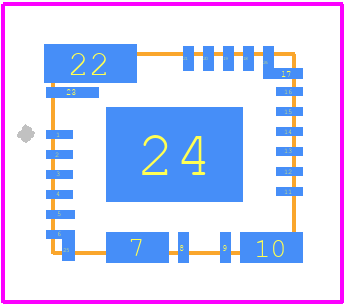 TPS16890VMAR - Texas Instruments PCB footprint - Other - Other - VMA0023A