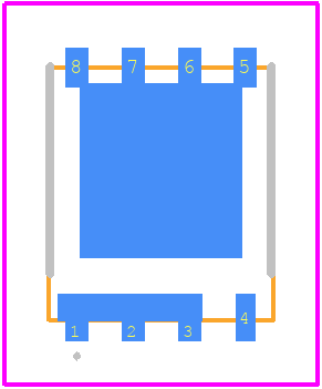 ISC025N08NM6ATMA1 - Infineon PCB footprint - Other - Other - PG ‑TDSON ‑8