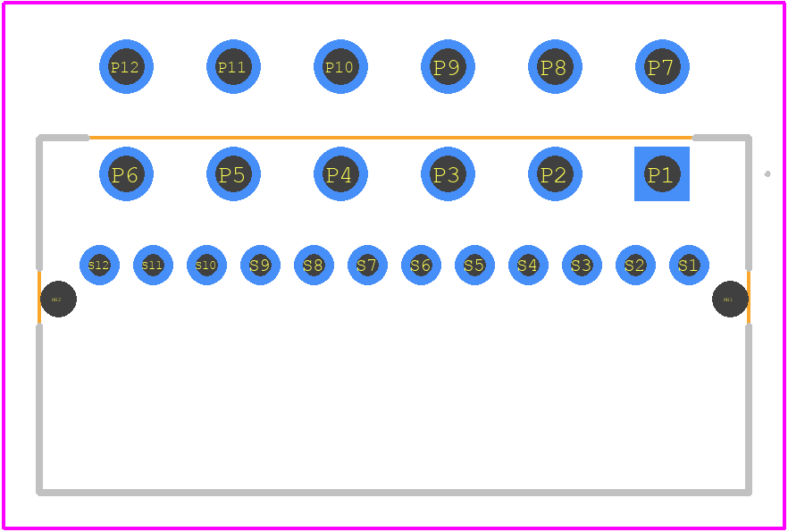 8-2421900-4 - TE Connectivity PCB footprint - Other - Other - 8-2421900-4-1