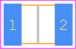 V65MLA1812NRAUTO - LITTELFUSE PCB footprint - Varistors Chip - Varistors Chip - 4.5mm x 3.2mm x 2.5mm_2026