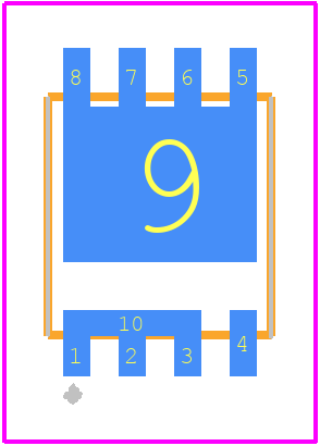 ISC040N10NM7 - Infineon PCB footprint - Other - Other - PG-TDSON-8-34