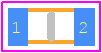 CHV0603N250472KXT - Cal-Chip PCB footprint - Capacitor Chip Non-polarised - Capacitor Chip Non-polarised - 0603 (1608 Metric)