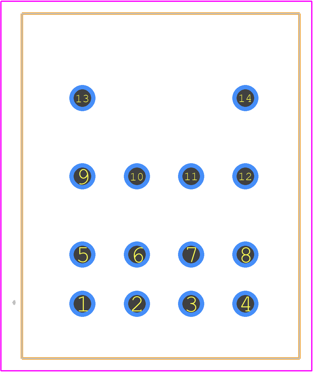 9-1419111-2 - TE Connectivity PCB footprint - Other - Other - 9-1419111-2-7