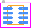 SY75707TWL-TR - Microchip PCB footprint - Small Outline No-lead - Small Outline No-lead - SY75707TWL-TR