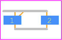 STPS0520Z - STMicroelectronics PCB footprint - Small Outline Diode - Small Outline Diode - STPS0520Z