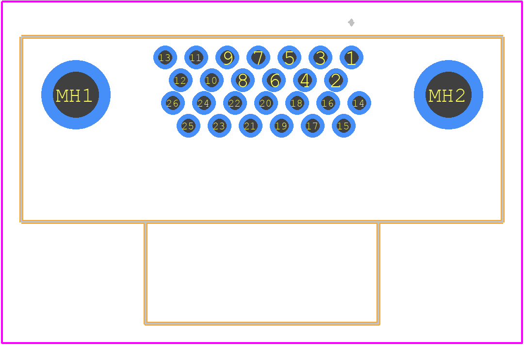 12226-5150-00FR - 3M PCB footprint - Other - Other - 12226-5150-00FR-1