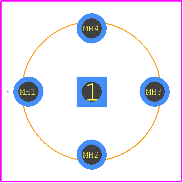 BNC-R-PC(40) - Hirose PCB footprint - Other - Other - BNC-R-PC(40)-6