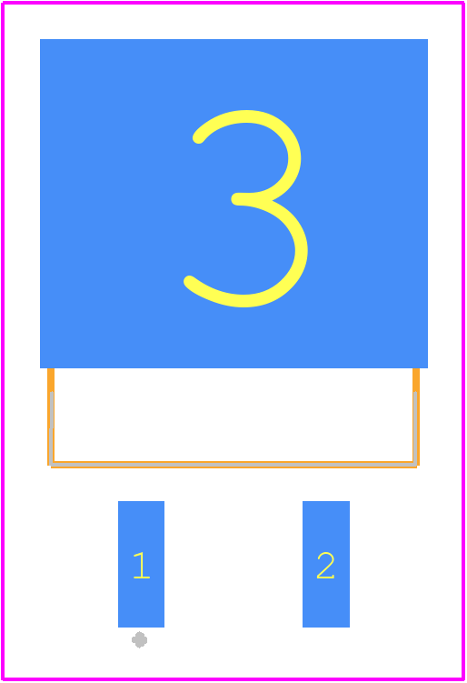 SQM50034E_GE3 - Vishay PCB footprint - Other - Other - TO-263 (D2PAK): 3-LEAD