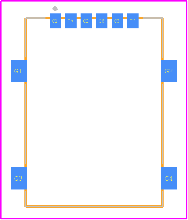 SIM8060-6-0-14-00-A - GCT (GLOBAL CONNECTOR TECHNOLOGY) PCB footprint - Other - Other - SIM8060-6-0-14-00-A-3