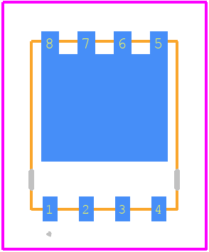 BSC0901NSI - Infineon PCB footprint - Other - Other - PG-TDSON-8_4