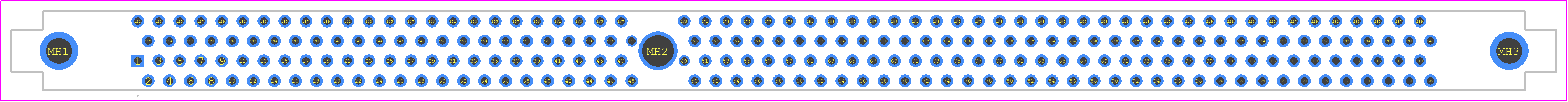 10078239-11103LF - Amphenol PCB footprint - Other - Other - 10078239-11103LF-2