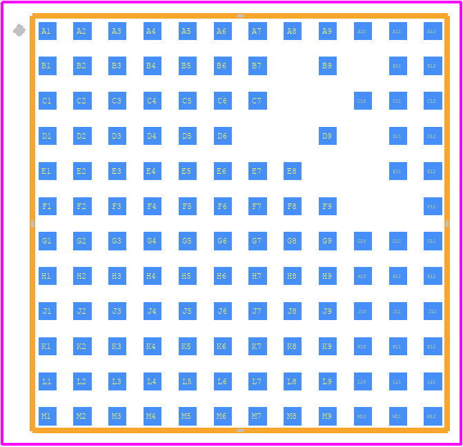 LTM4613IV#PBF - Analog Devices PCB footprint - Other - Other - LGA PACKAGE 133-LEAD (15mm × 15mm × 4.32mm)