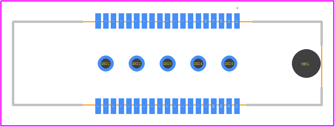 5767081-1 - TE Connectivity PCB footprint - Other - Other - 5767081-1-3