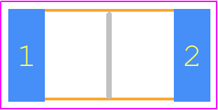 TL3AR025FTDG - TE Connectivity PCB footprint - Resistor Chip - Resistor Chip - r025