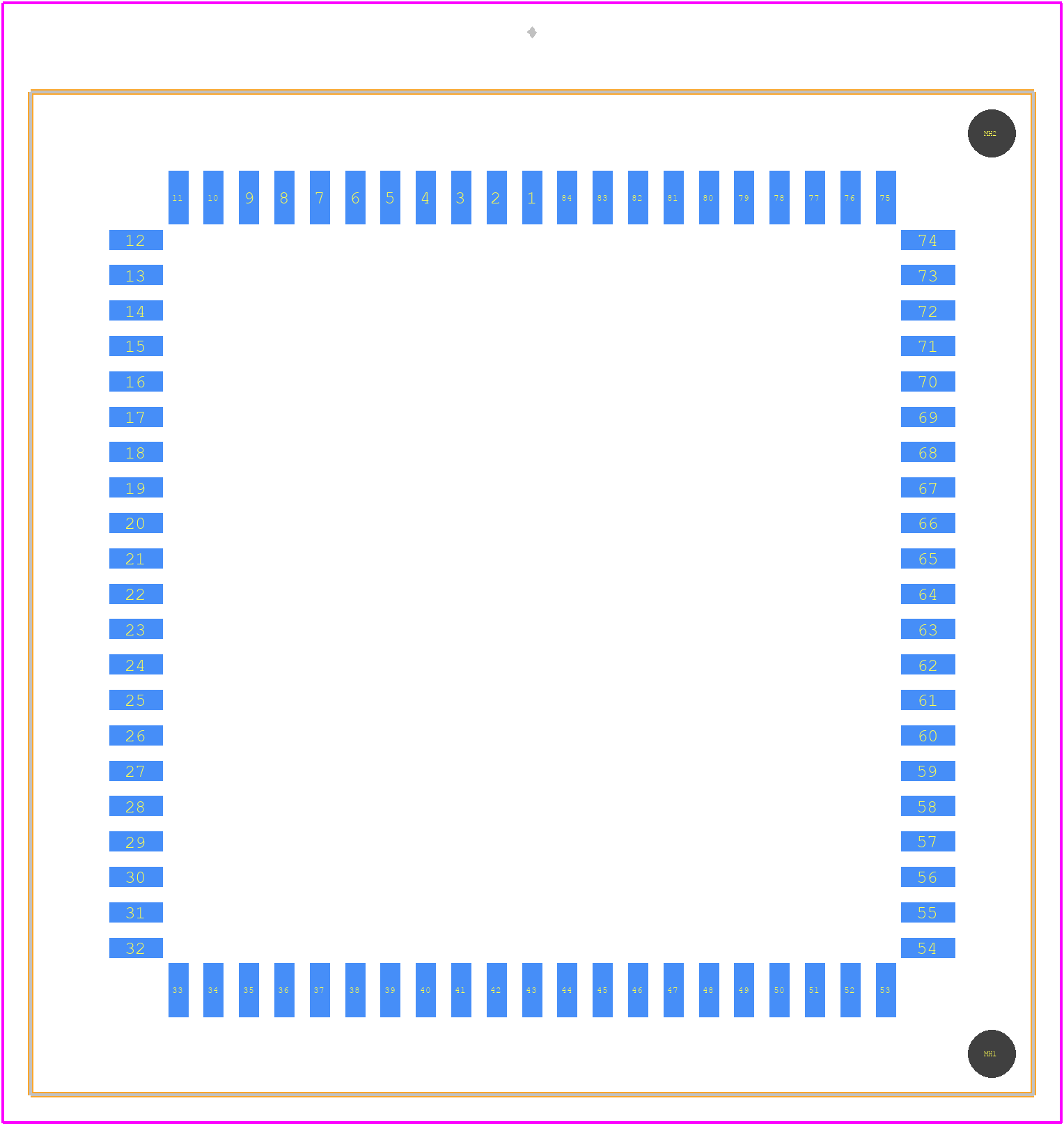 8484-21B1-RK-TP - 3M PCB footprint - Other - Other - 8484-21B1-RK-TP-3