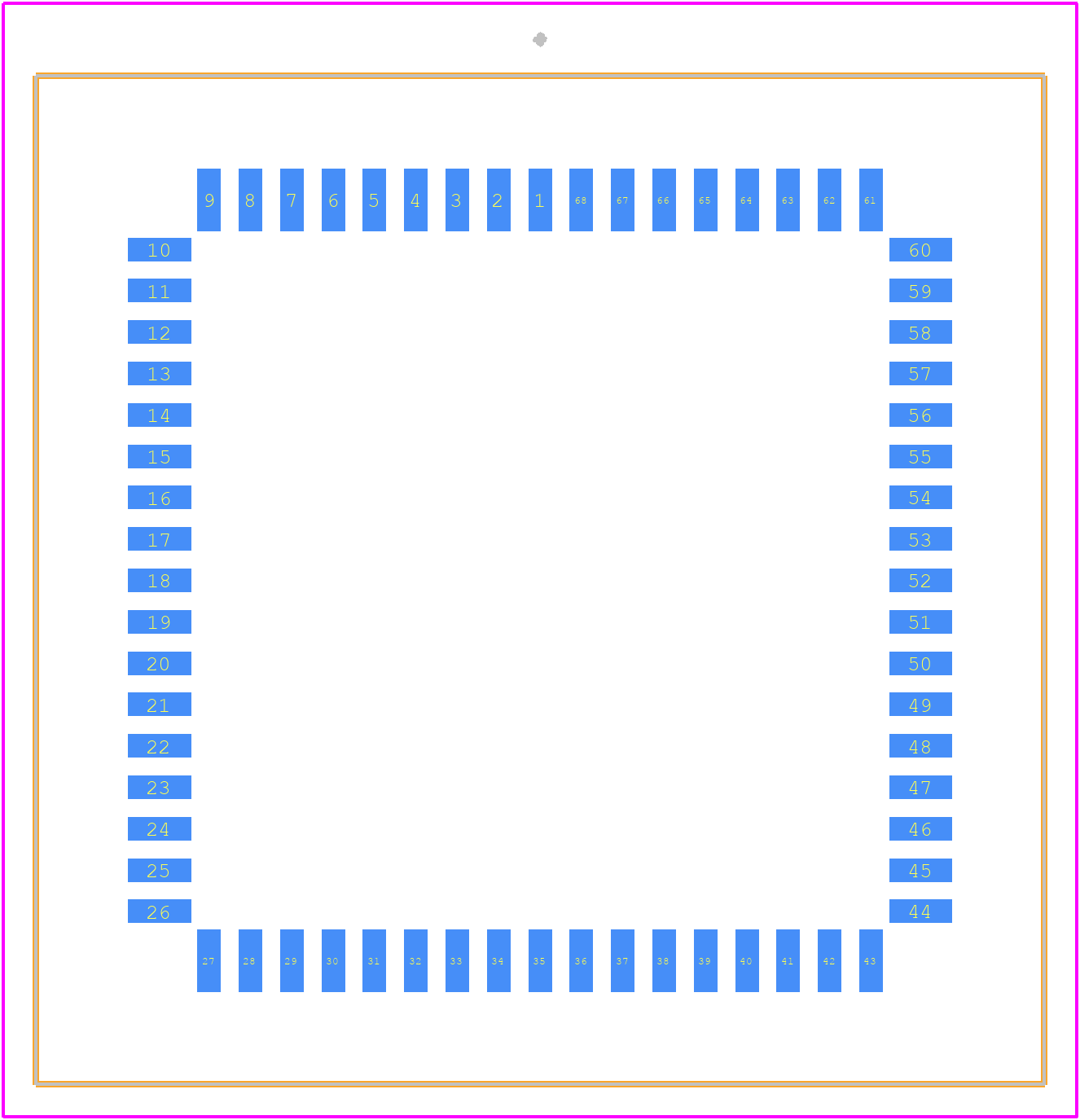 8468-21B1-RK-TP - 3M PCB footprint - Other - Other - 8468-21B1-RK-TP-2