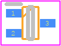 2SK3796-3-TL-E - onsemi PCB footprint - SOT23 (3-Pin) - SOT23 (3-Pin) - SOT-416