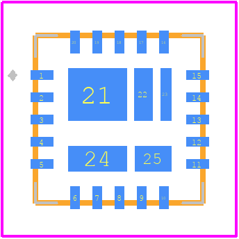 MUN24AD03-SM - Delta Electronics PCB footprint - Other - Other - MUN24AD03-SM-1