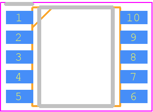 LB1862MC-AH - onsemi PCB footprint - Small Outline Packages - Small Outline Packages - MFP10SK 3420