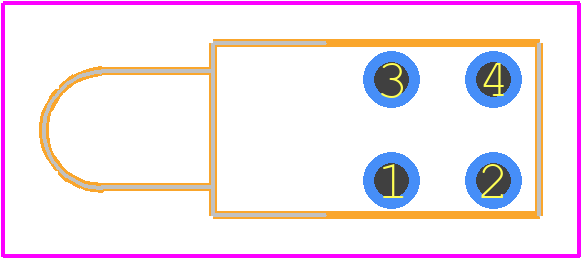 WP934MD/2ID - Kingbright PCB footprint - Other - Other - WP934MD/2ID-1