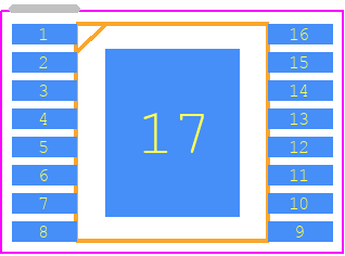 LT1210XFE#TRPBF - Analog Devices PCB footprint - Small Outline Packages - Small Outline Packages - FE Package 16-Lead Plastic TSSOP (4.4mm)_2020