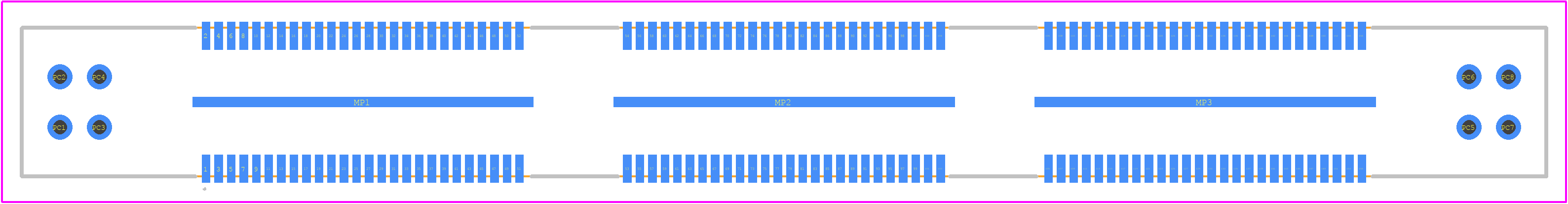 QMS-078-06.75-L-D-PC4 - SAMTEC PCB footprint - Other - Other - QMS-078-06.75-L-D-PC4-1
