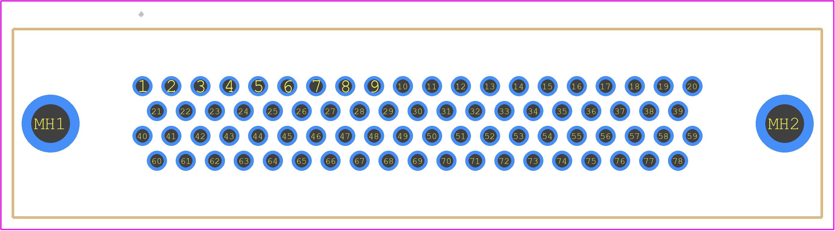 09565617712 - HARTING PCB footprint - Other - Other - 09565617712-1-2020