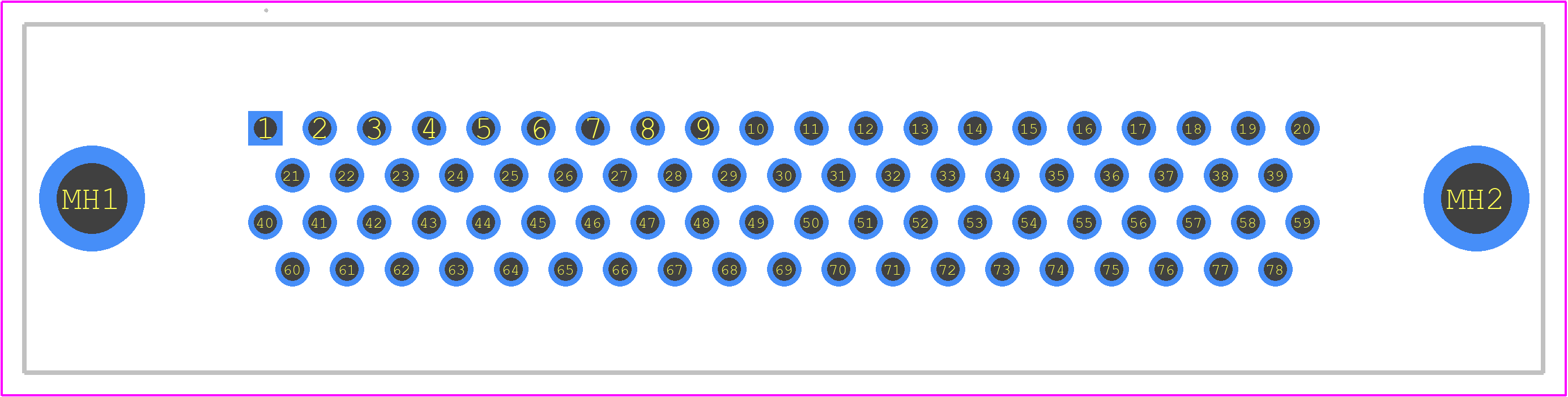 09565615712 - HARTING PCB footprint - Other - Other - 09565615712-1