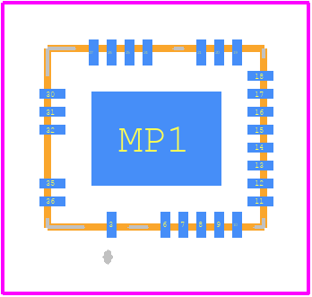 LT7101EUHE#PBF - Analog Devices PCB footprint - Other - Other - LTC7103HUHE#TRPBF-1