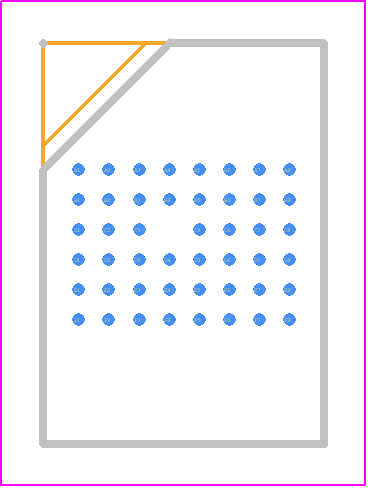 AT49BV320D-70CU - Microchip PCB footprint - BGA - BGA - 47C1 – CBGA