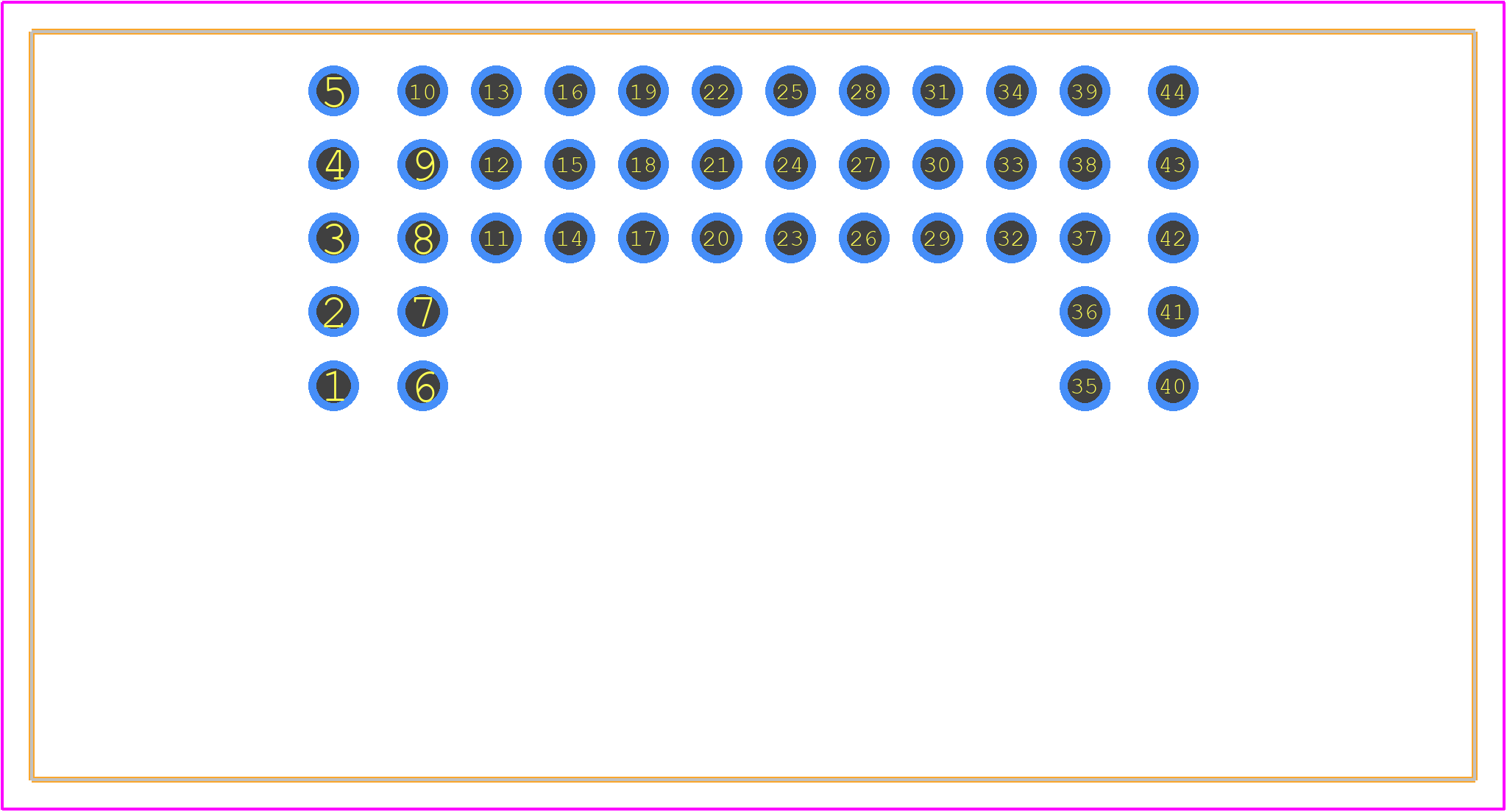 6651939-1 - TE Connectivity PCB footprint - Other - Other - 6651939-1-1