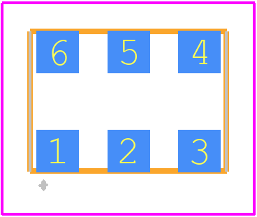 NBXDBB017LNHTAG - onsemi PCB footprint - Other - Other - NBXDBB017LNHTAG-2