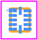 NCN1154MUTAG - onsemi PCB footprint - Other - Other - UQFN12 1.7x2.0, 0.4P CASE 523AE-01 ISSUE A
