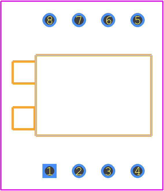 HSCDRRT030PGAA5 - Honeywell PCB footprint - Other - Other - HSCDRRT030PGAA5-1