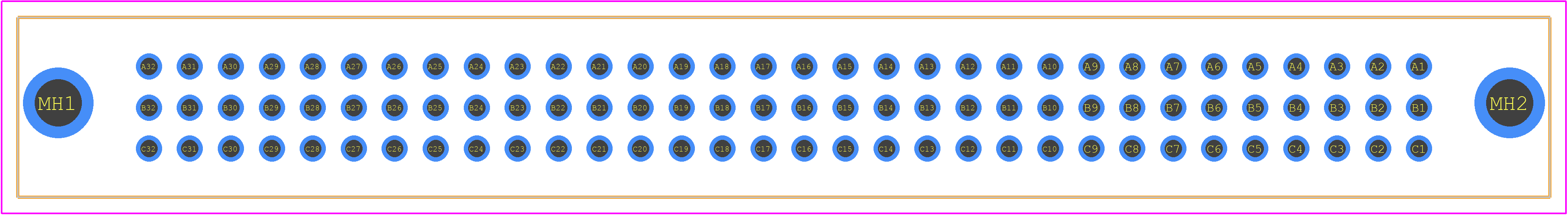 DIN-096RPC-S1-HM - 3M PCB footprint - Other - Other - DIN-096RPC-S1-HM