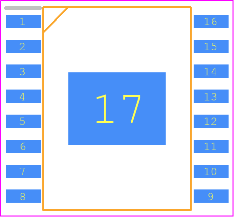 NCP3163PWR2G - onsemi PCB footprint - Small Outline Packages - Small Outline Packages - SOIC 16W EP PW SUFFIX CASE 751AG-01