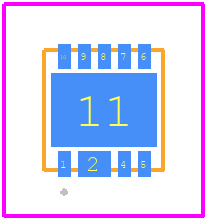NCP383LMUAJAATXG - onsemi PCB footprint - Other - Other - UDFN10_2021