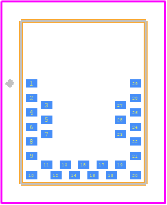 MDBT42V – 512KV2 - Raytac PCB footprint - Other - Other - MDBT42V – 512KV2-3