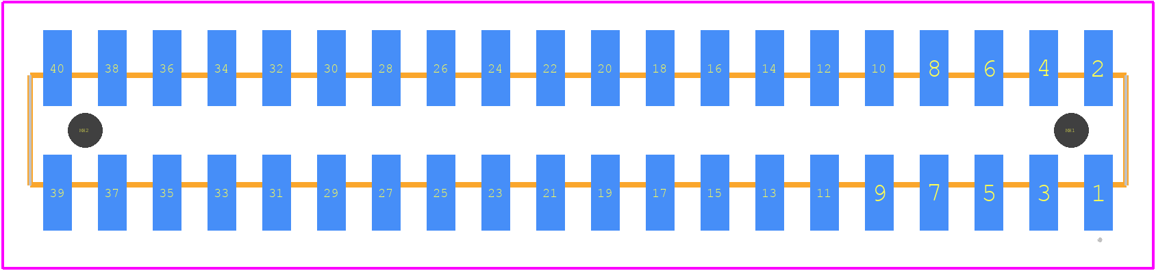 SMM-120-02-S-D-LC - SAMTEC PCB footprint - Other - Other - SMM-120-02-S-D-LC-2
