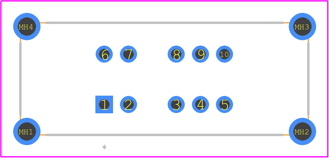 1825200-2 - TE Connectivity PCB footprint - Other - Other - 1825200-2-2