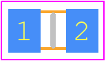 PFRR0805Y1003WBT - Vishay PCB footprint - Resistor Chip - Resistor Chip - PFRR0805Y2003WBT****