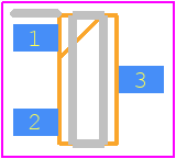 NYC0102BLT1G - onsemi PCB footprint - SOT23 (3-Pin) - SOT23 (3-Pin) - SOT-23 (TO-236) CASE 318-08