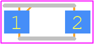 SMF15AT1G - onsemi PCB footprint - Small Outline Diode Flat Lead - Small Outline Diode Flat Lead - SOD-123FL CASE498