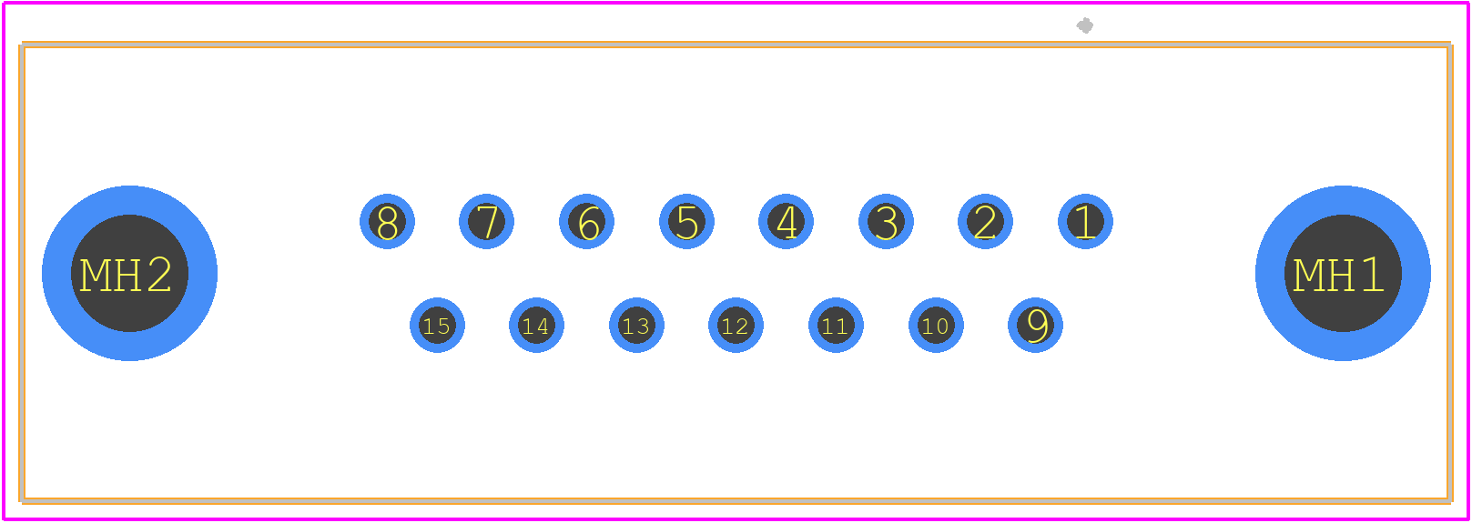 L177TSAH15SOL2RM8 - Amphenol PCB footprint - Other - Other - L177TSAH15SOL2RM8-1