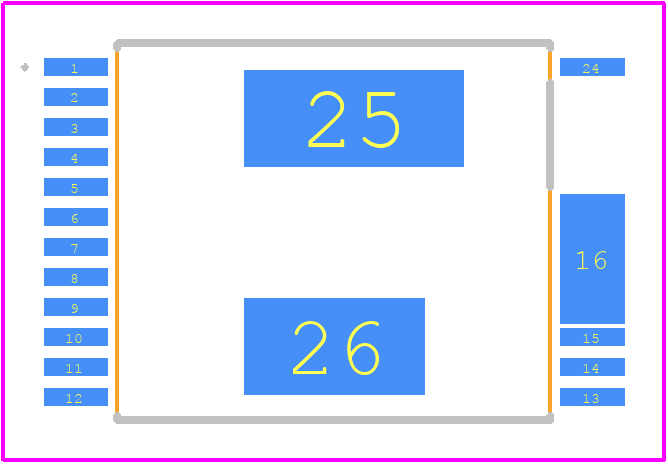 BRD1265C-TL - Power Integrations PCB footprint - Other - Other - InSOP-24C
