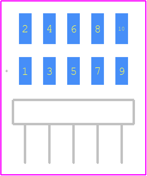 MMT-105-01-S-DH - SAMTEC PCB footprint - Other - Other - MMT-105-01-S-DH-3