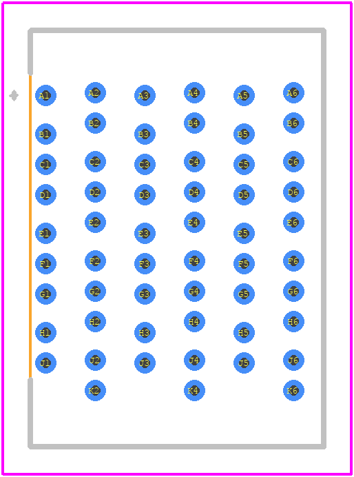 HDTM-3-06-1-S-VT-0-1 - SAMTEC PCB footprint - Other - Other - HDTM-3-06-1-S-VT-0-1-1